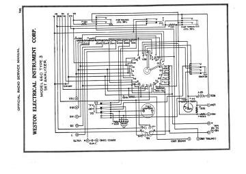 Weston 660 ;Type 3 schematic circuit diagram